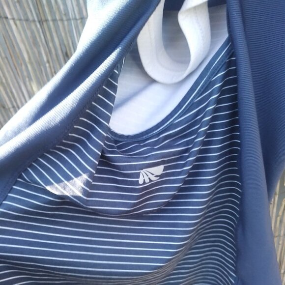 Marika Blue & White Striped Tank Top - S - Women's - Picture 7 of 13